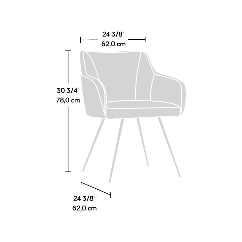 Fauteuil club large de 24,409 po Wister
