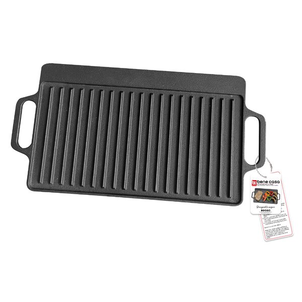 Lodge Reversible Cast Iron Grill Griddle Burner Stovetop, 1 pc