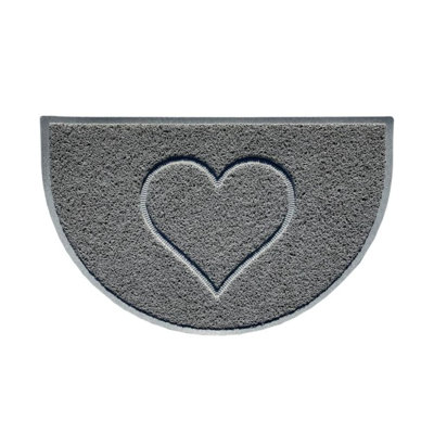 Heart Non-Slip Outdoor Doormat