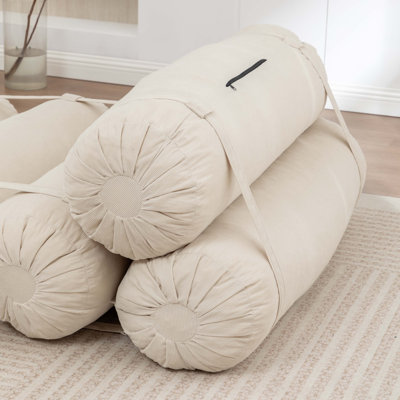 Adjustable Floor Sofa, Corduroy Lazy Sofa With Adjustable Straps For Versatile Configurations, Multi-Person Leisure Chair, Suitable For Living Room, Bedroom And More