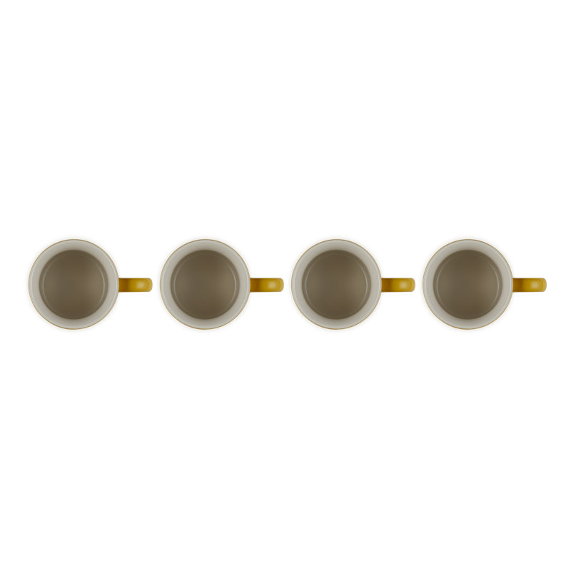 Le Creuset Stoneware Mug, 14 Oz. - Nectar, Set of 4