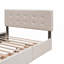 Lit plateforme avec rangement et 1 lit gigogne simple-975160165