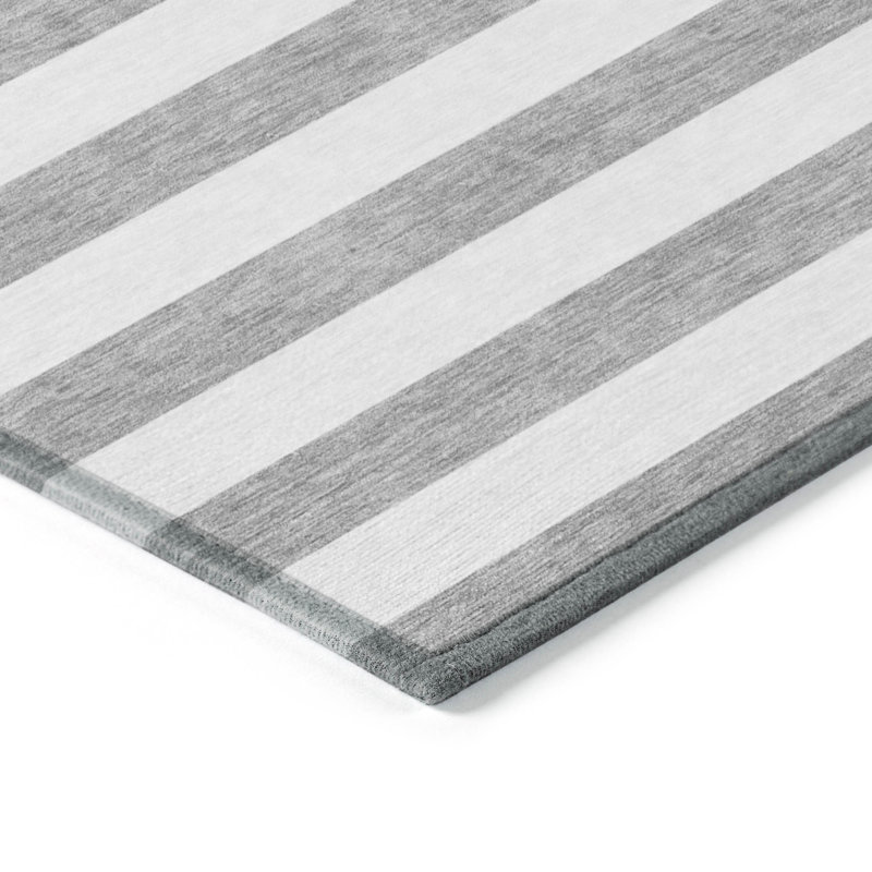 Lovell Washable Striped Indoor / Outdoor Rug, Runner 2'3" x 7'6"