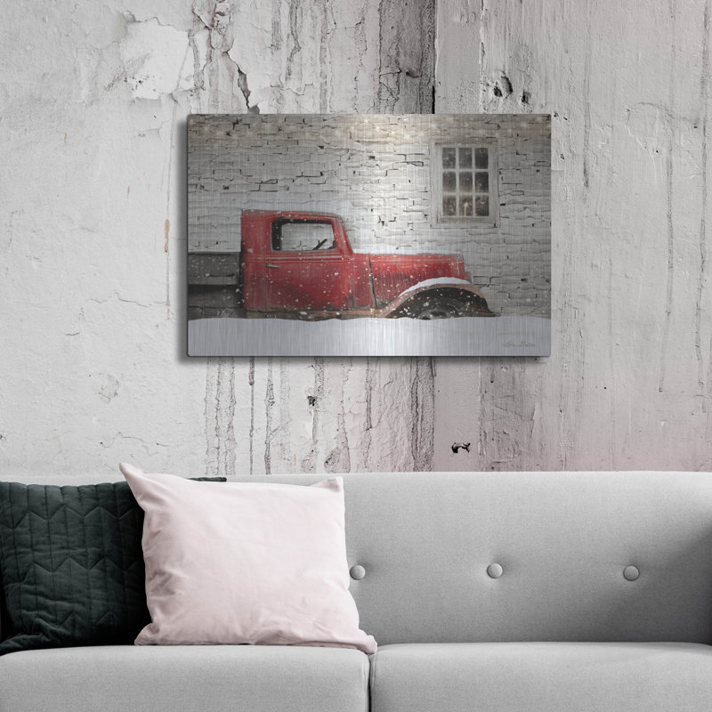 "Stationnement d'hiver" par Lori Deiter, H 24 po x l 36 po