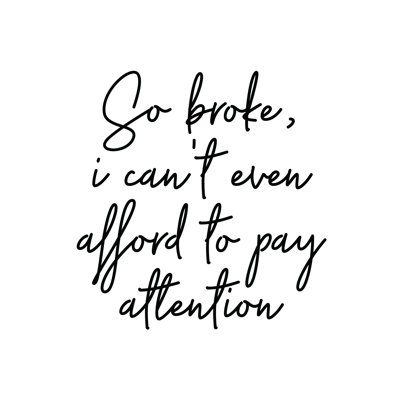 Pay Attention - Wrapped Canvas Print