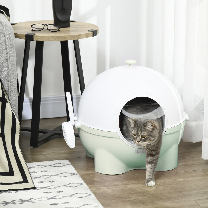 Bac à litière pour chat avec couvercle