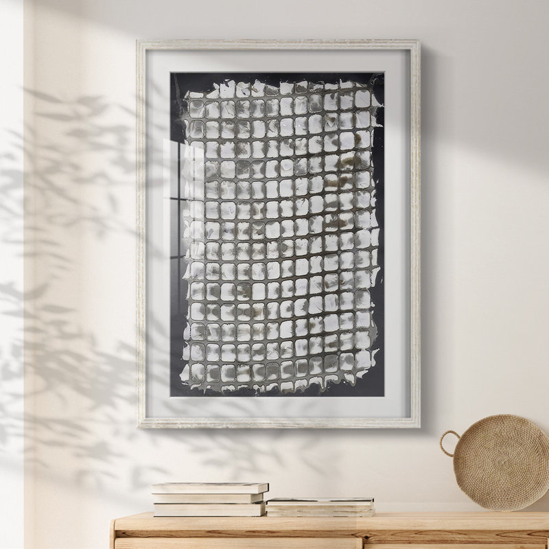 Imprimé Mercurial II - Impression encadrée, H 28,5 po x l 20,5 po, Blanc