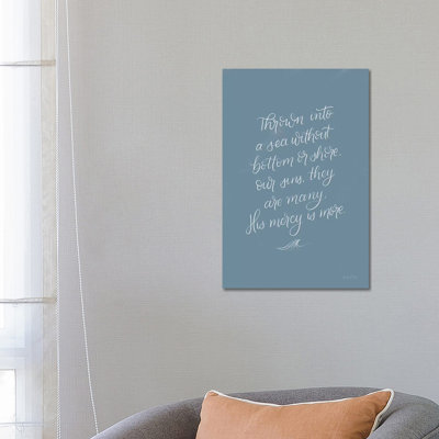 Sunday Hymn IV by Becky Thorns - Wrapped Canvas Print