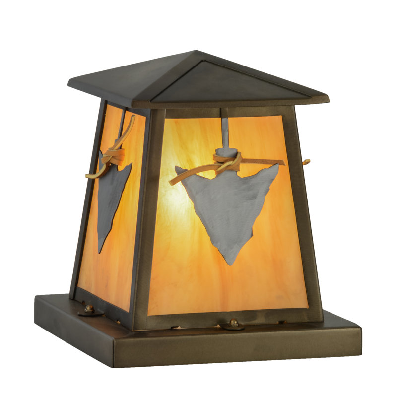 Luminaire suspendu en forme de pilier câblé à 1 lumière H 10 po Arrowhead
