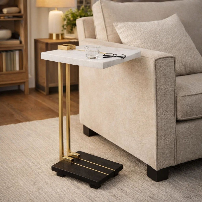 Table de bout, Blanc
