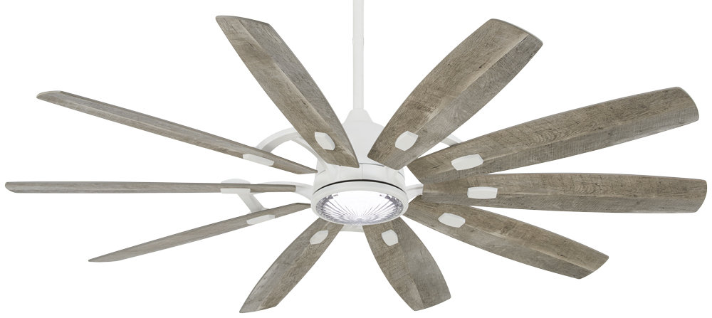 Barn 65'' Ceiling Fan with LED Lights Minka Aire
