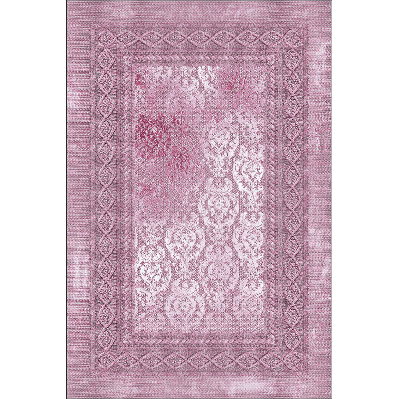 Fashionable Hall Carpet, 3D Digital Print, 3.3 x 6.6 ft | 100% Polyester, 650 g/m², Pile Height: 0.3 in | Non-Slip PVC Dot Underside, Machine Washable, Ideal for Entryways & Living Rooms, Easy Care & Durable