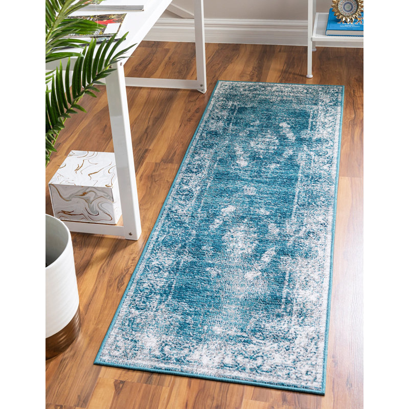 Brueck Ikat Indoor Rug, Runner 2' x 6'