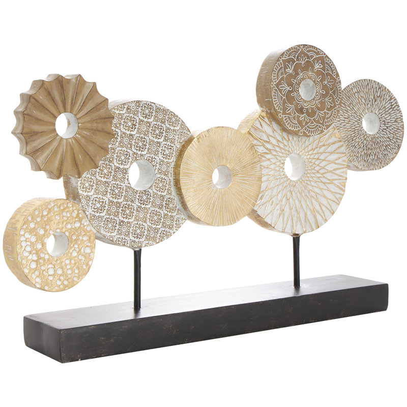 Emest Resin Sculpture, H 14,30 po x l 23,70 po x P 3,95 po