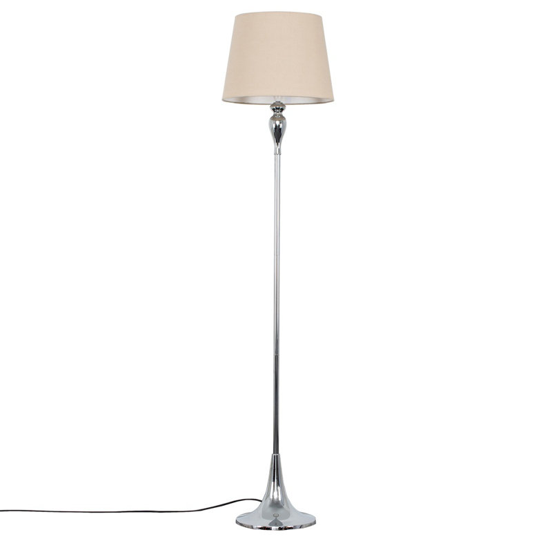 16cm Silver Torchiere Floor Lamp