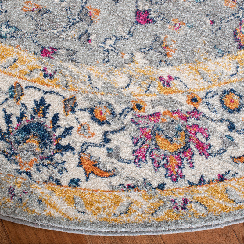 Balch Performance Oriental Rug, Round 6'7"
