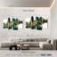 Avery or vibrant sur bleu sarcelle-108877870