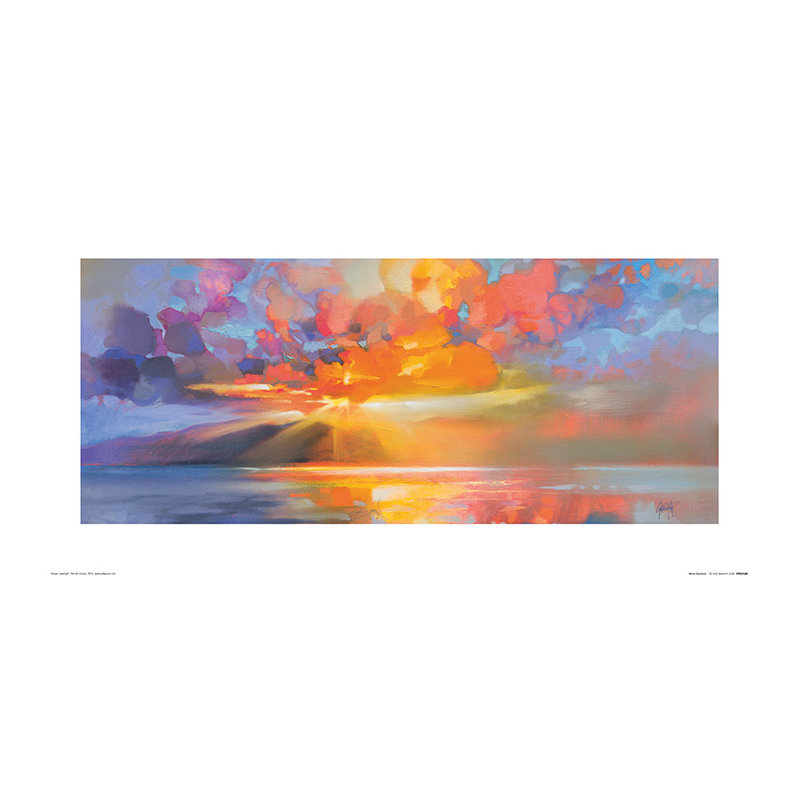 Arran Equinox - No Frame Print on Canvas, Paper, 50cm H x 100cm W