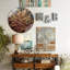 Horloge avec feuille d'automne texturée - horloge murale moderne en verre 12 po