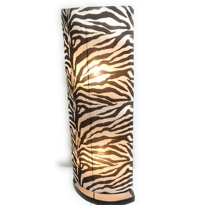 40'' Black Column Floor Lamp