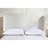 Tall 54" Headboard Queen Bed - Minimalist Beauty, Textured Upholstery, Solid Wood Feet, No Box Spring, Gorgeous Bedroom Upholstered Frame Gracefulness, Chenille, Metal Base, Loveliness-778521084