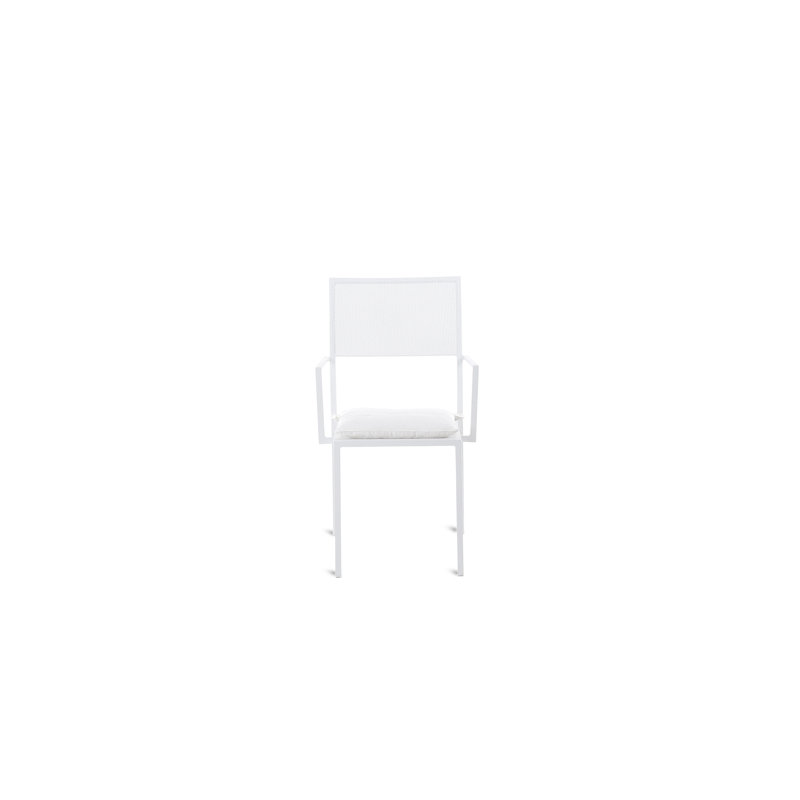 Conrad Outdoor Lounge Chair, White