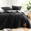 Literie pour lit double / grand lit - 7 pièces à rayures, microfibre, douce et moelleuse, offre une conception d'édredon à motif d'édredon pour un sommeil relaxant, option élégante-124917682