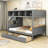 Ginevieve Kids Twin Over Full Bunk Bed with Drawers-783294243