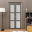 Porte pliante en bois manufacturé 3-Lite-91874713