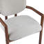 Chaise rembourrée avec accoudoirs (ensemble de 2)-1624637870