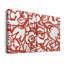 Toile tendue avec motif floral rouge I-Premium-9657031