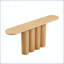 Console moderne avec pieds cylindriques-461954664