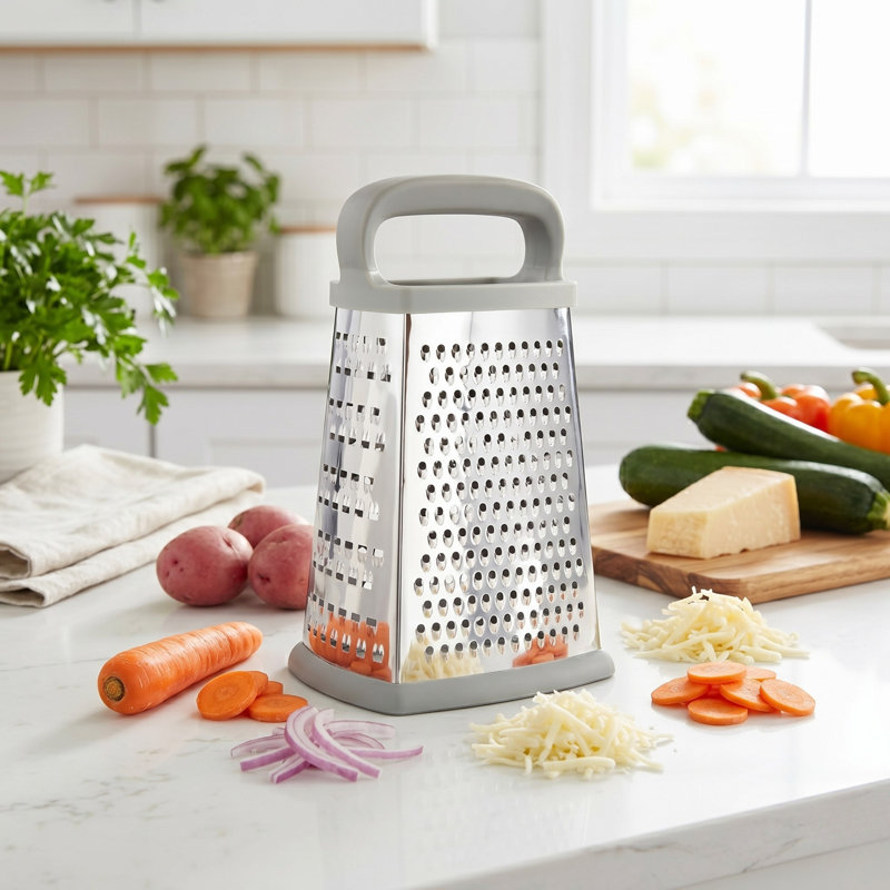 BergHOFF Leo Balance 4-sided Box Grater, Moonmist