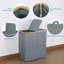 Fabric Laundry Hamper with Handles-1679410213