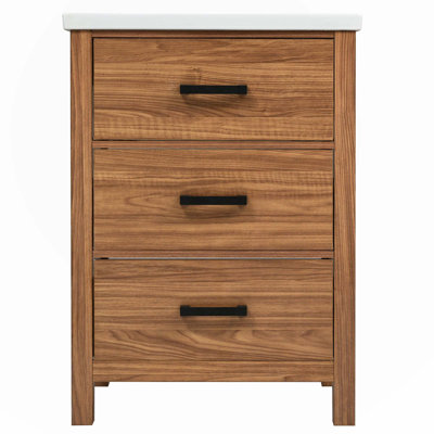 Meuble-lavabo 24 po avec lavabo en céramique