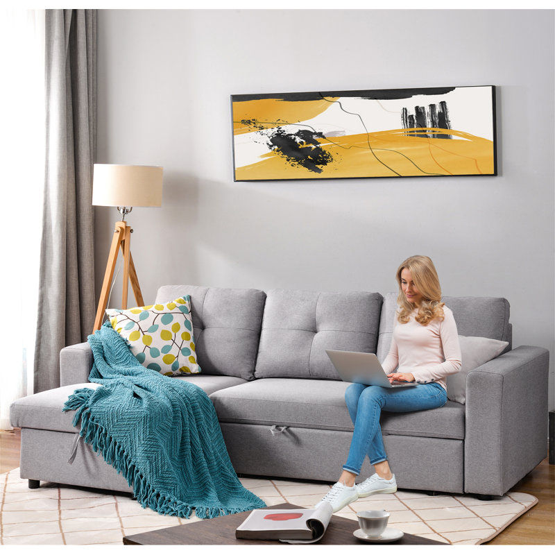 Canapé modulaire réversible en soie Prudenza