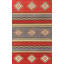 Mesa Wool Southwestern Area Rug in Red-50584167