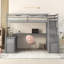 Lit mezzanine simple avec bureau intégré-556139019
