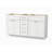 60'' Double Bathroom Vanity Base only-111530699