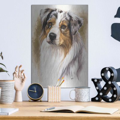 " Australian Shepherd " by Barbara Keith Painting Print