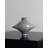 Abstract Grid Pattern Hand Painted Ceramic Accent Vase