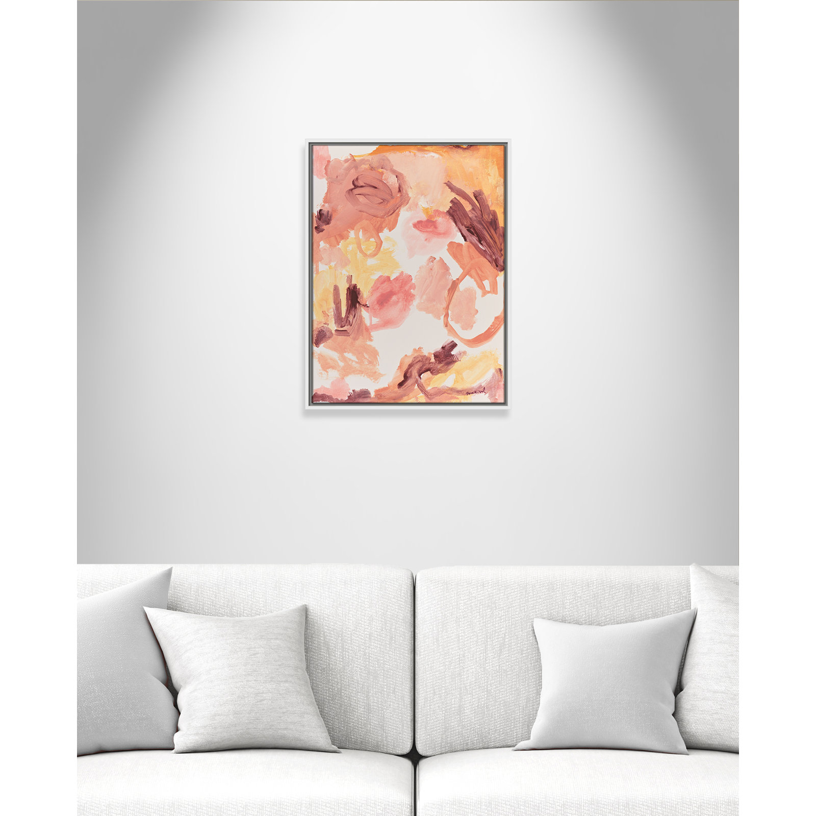 Living In A Dream Print by Marisol Evora, 19.5'' W x 25.5'' H, White Floater