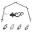 Ensemble de tringle à rideaux simple et quincaillerie pour fenêtre à 4 côtés Verlyn-1467502077-1383624138