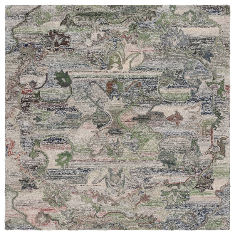 Tapis floral performance Fredez, Carré 6 pi