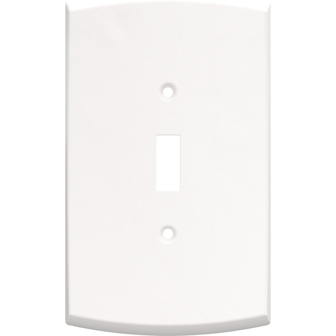 Franklin Brass Soft Arch 1-Gang Oversized Light Switch/Toggle Cover Wall Plate (Set of 3) Franklin Brass 