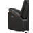 Challenger Modern Contemporary LED Power Recliner Chair Made With Wood And Metal Frame In Black-1282053454