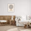 Cercles modernes sur fond beige sur bois-93872644-93872645