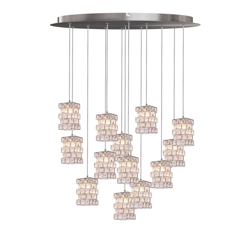 Luminaire suspendu carré Tidwell, 13
