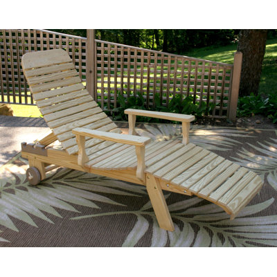 Chaise longue longue simple