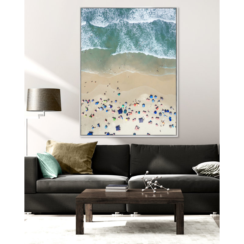 «Midsummer» par Yaffa G - reproduction sur toile, Cadre blanc, H 40 po x l 29 po
